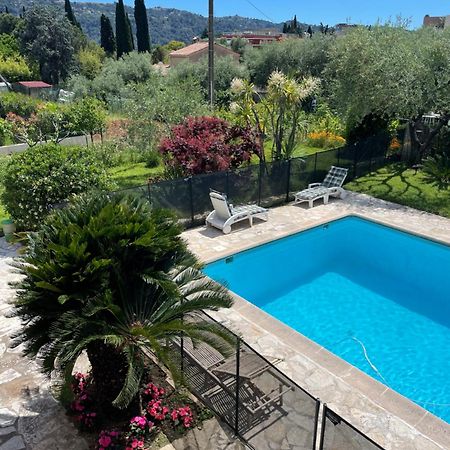 Bas De Villa Avec Acces Piscine Pres De Nice Cannes Monaco 카로스 외부 사진